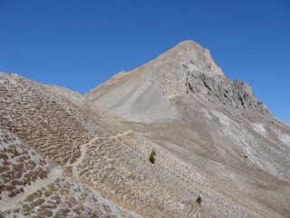 vista della punta usciti dal bosco