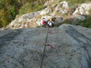 Il muro iniziale del 3° tiro