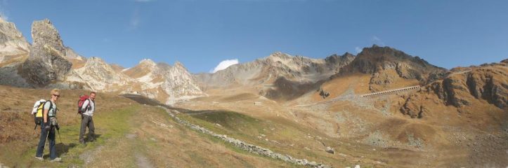 panorama sull'alta valle