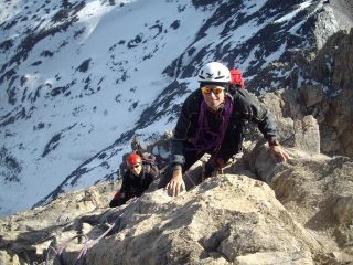 Giorgio e Mattia sulla cresta