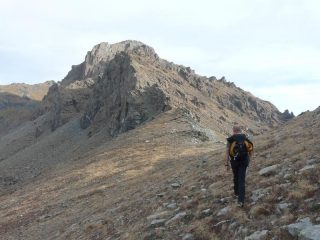 avvicinamento alla cresta