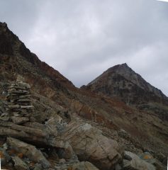 vista sul colle d'arbole e monte emilius