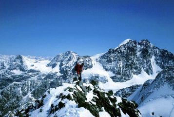 Piz Roseg da Pizzo Sella
