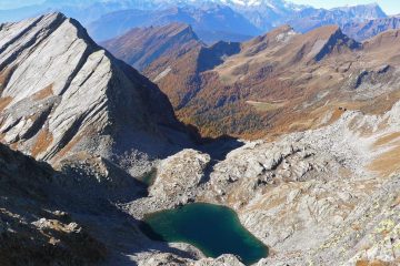 Panorama sul versante italiano