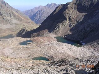 Laghi Superiori di Valscura, Caserma Longà e Lago Inferiore di Valscusa (veduta dalla Bassa)