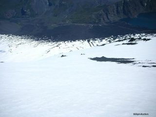 1000m di pendio in firn...