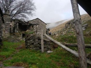 Un alpeggio abbandonato