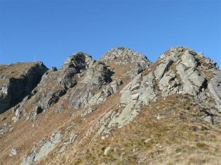 Le varie cime del Gavala.