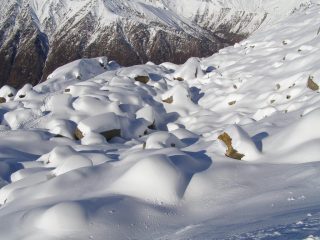 Tanto per rendere l'idea della quantità di neve