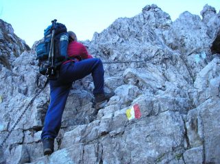 francesco impegnato in un passaggio delicato