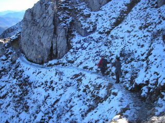 franz fa da battistrada non si sa mai con il ghiaccio