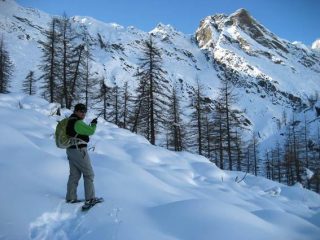 Davide lungo la salita