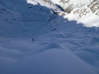 Tratto ripido del vallone di Umbrias