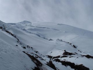 Il versante di salita