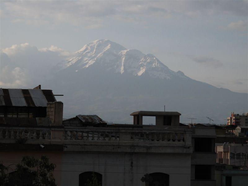 Il Chimborazo da Riobamba