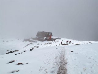 Il rifugio Whymper