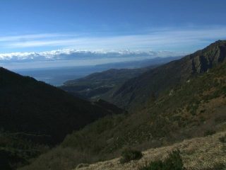 In salita vista verso Savona