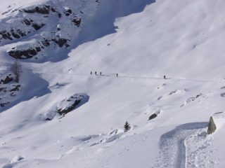 si è fatto il sentiero per precauzione
