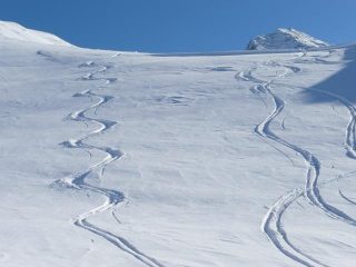 Farina nella parte alta al cospetto della Rognosa