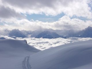 Salendo al colle Chaleby