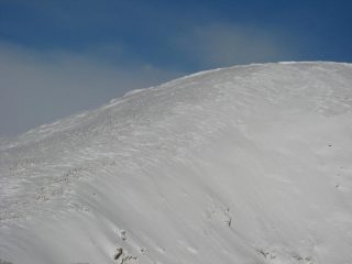 La punta pelata dal vento