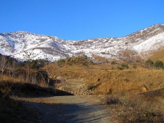 Veduta del percorso dalla partenza