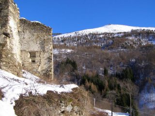 La meta vista dalla frazione Chesta