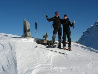Sergio e Enrico al Passo della Mulattiera