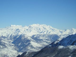 Il gruppo del Monte Rosa dalla vetta