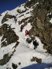 Scendendo dalla Bocchetta di Scarpia