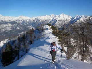 Cresta terminale della dorsale Chalamy-Boccoueil.
