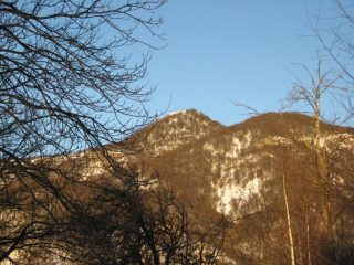 Il boscoso monte Scolagarda