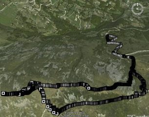 Itinerario Google Earth