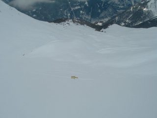 il vallone di salita dal Col Felita o fetita