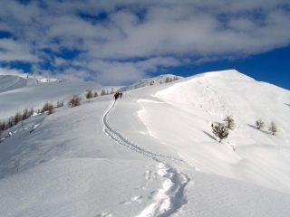 La vetta dalla croce