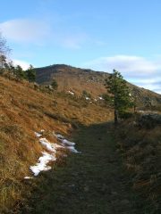 La cima dal sentiero verso il Passo Gavetta