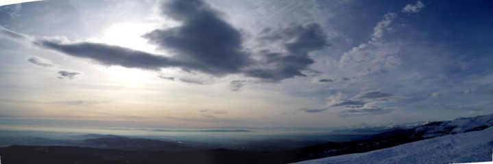 panoramica verso la pianura