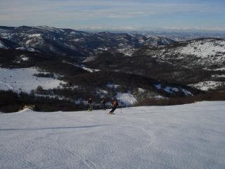 discesa versante nord