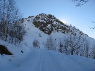 Versante nord-ovest del Monte Calvo