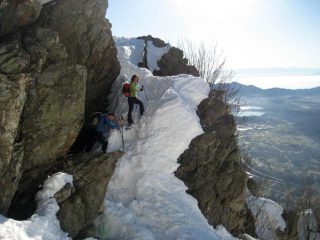 Irina ed Ale sotto la cima