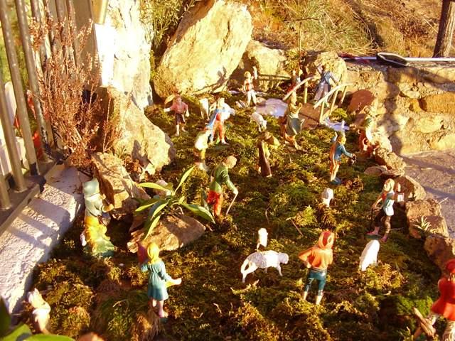 il bel presepio a Cà Bianca