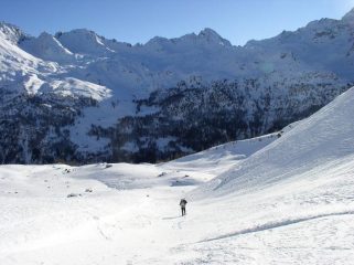 pendio di salita