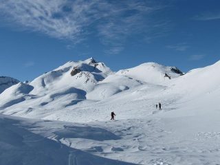 in fondo la vetta dell'helgenhorn