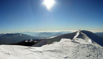 Panorama sulla cresta sommitale