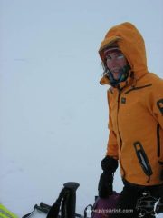 in cima nevica di brutto
