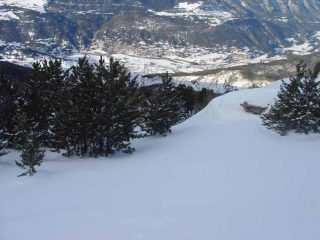 Inizia la discesa dal balcone sulla Maurienne 