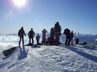 affollamento in vetta