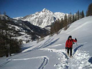 Nicola con lo Chaberton sullo sfondo