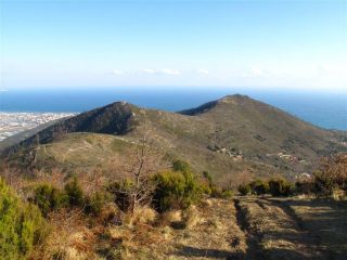 Dalla P. di Vegliasco verso il M. Bignone con il percorso appena fatto