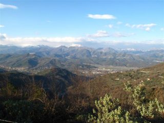 Verso le Alpi Liguri la bufera